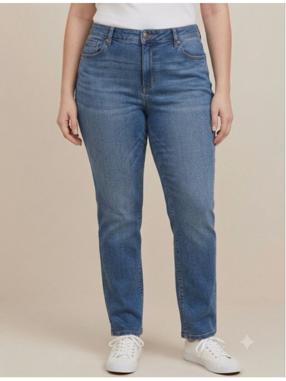 Charter Club Blue Lexington Straight Leg Jeans Size 18